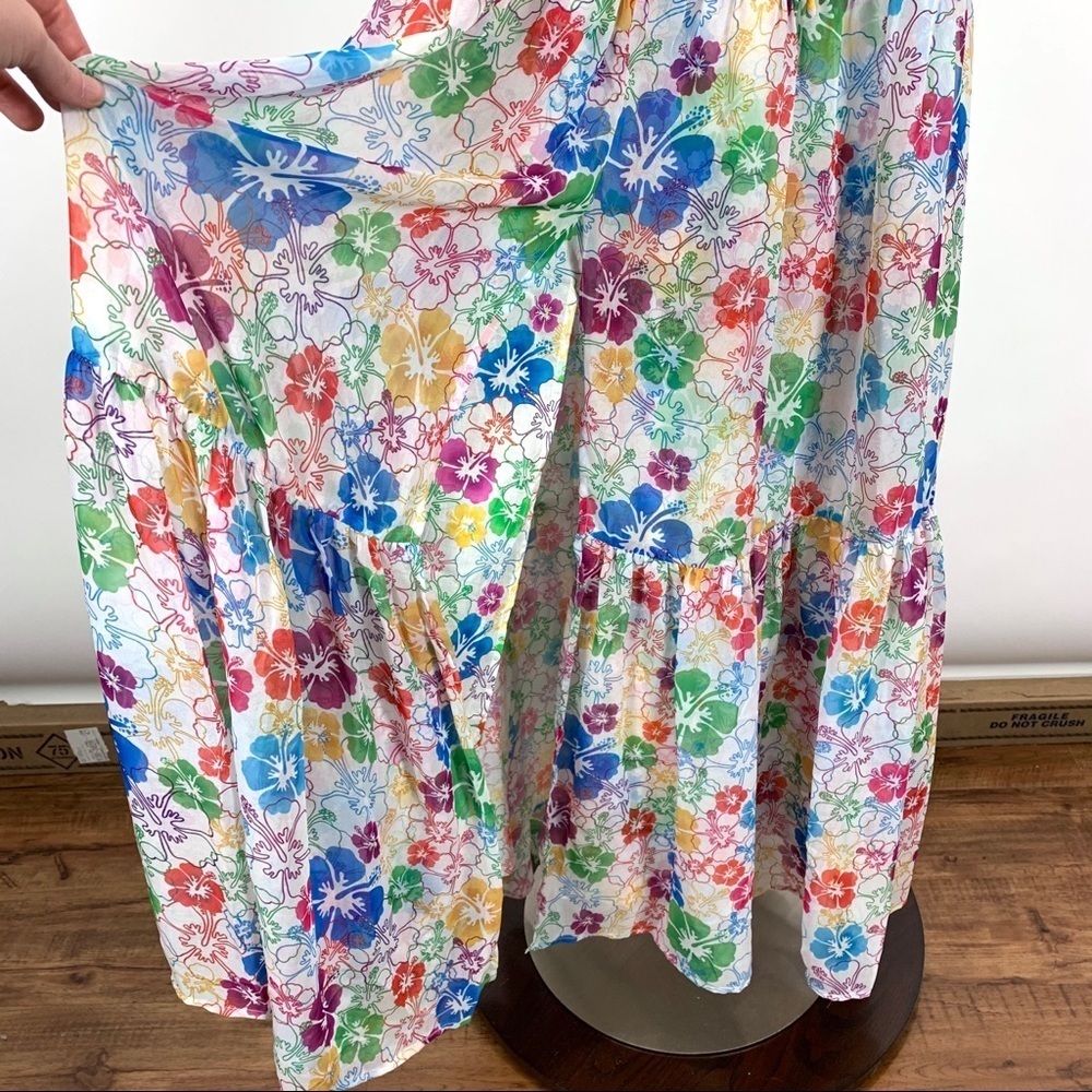 All Things Mochi Kona Polynesian Maxi Dress Hibiscus Floral Tropical — image 6 of 8
